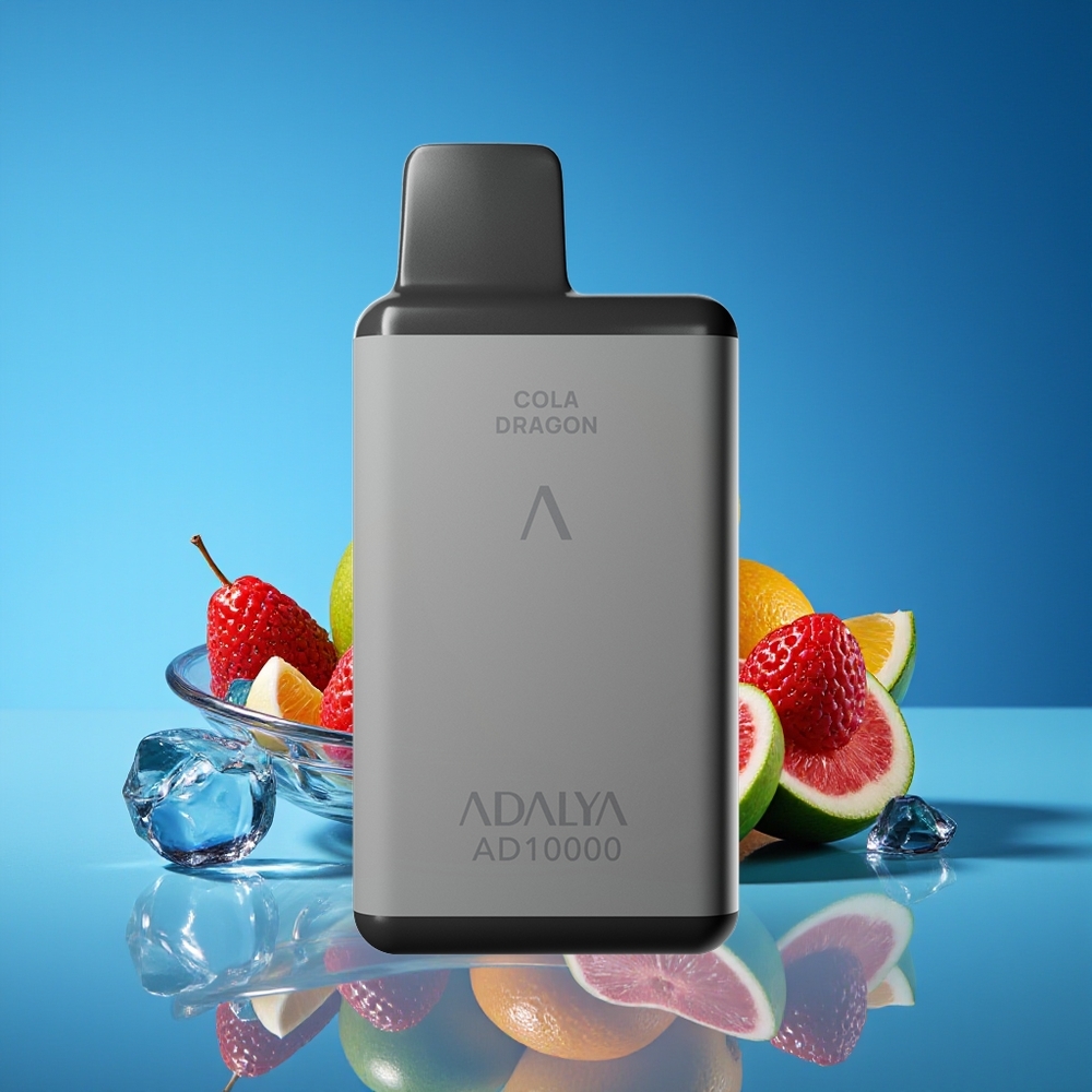 Adalya AD 10000 Puffs Disposable Vape Blue Ice - Space Gray USB-C 14ml 650mAh