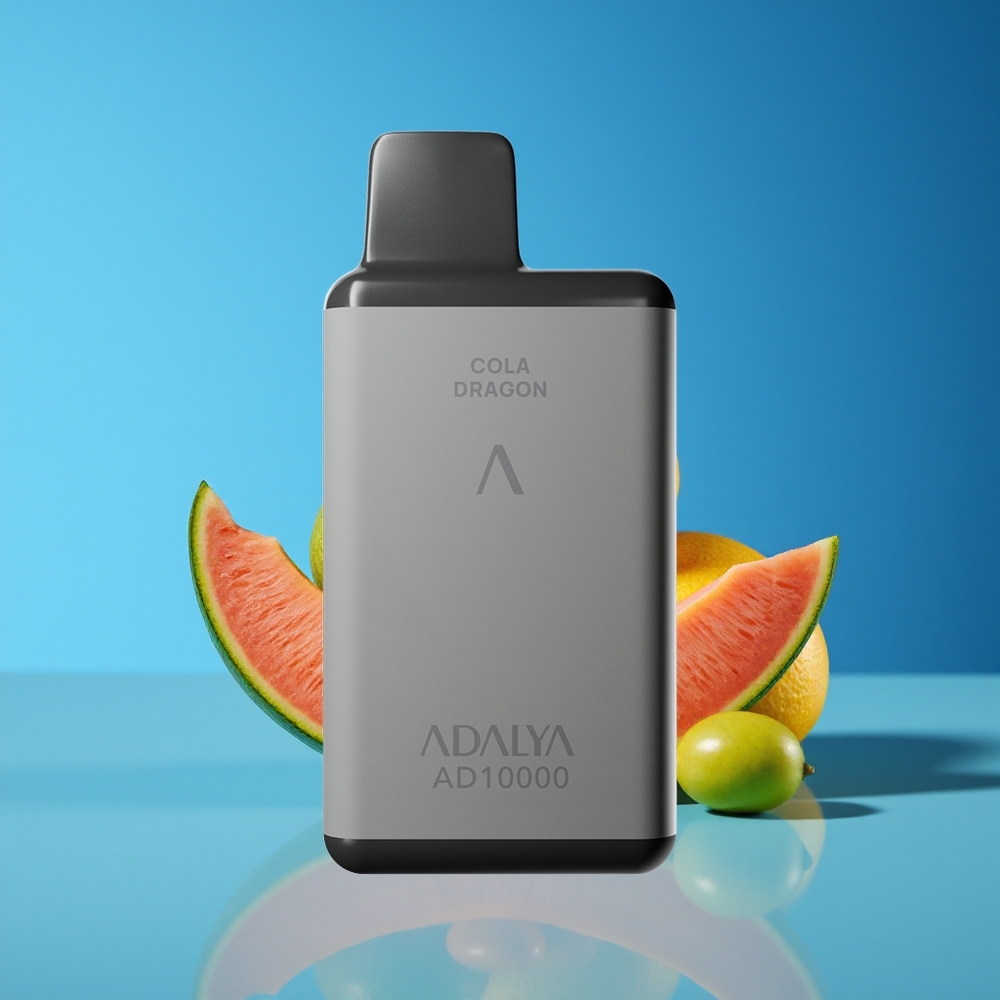 Adalya AD 10000 Puffs Disposable Vape Blue Melon USB-C Rechargeable 14ml 2 Space Gray