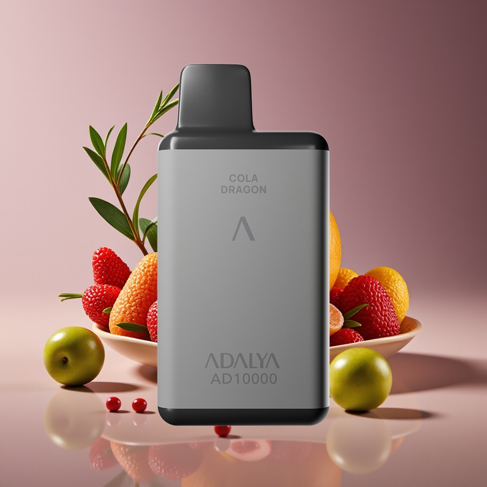 Adalya AD 10000 Puffs Disposable Vape Love 66 Space Gray USB-C 14mL 2