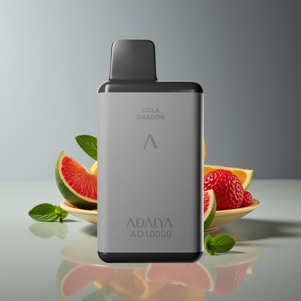 Adalya AD 10000 Puffs Space Gray Mint Disposable Vape USB-C Rechargeable 14mL