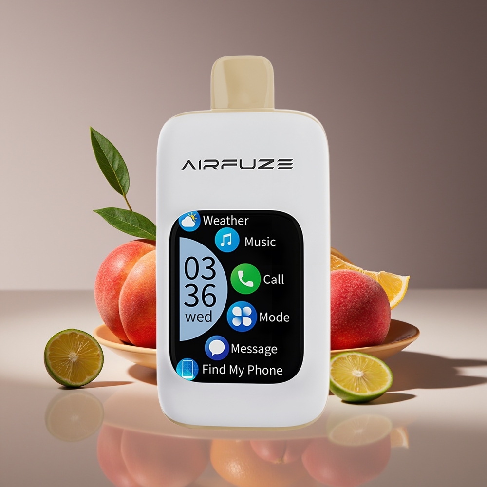 AirFuze Smart 30000 Puffs Touch TFT 5 Juicy Peach Disposable Vape