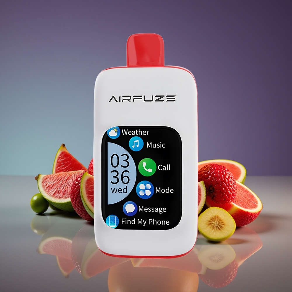 AirFuze Smart 30000 Puffs Triple Apple 5Nic 900mAh Type-C 201TFT Touch