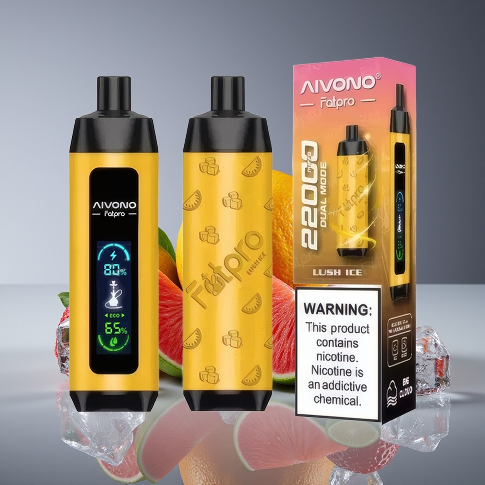 Aivono Aim Fatpro 22000 Puffs 28ml 600mAh Rechargeable Dual Modes Lush Ice Disposable Vape