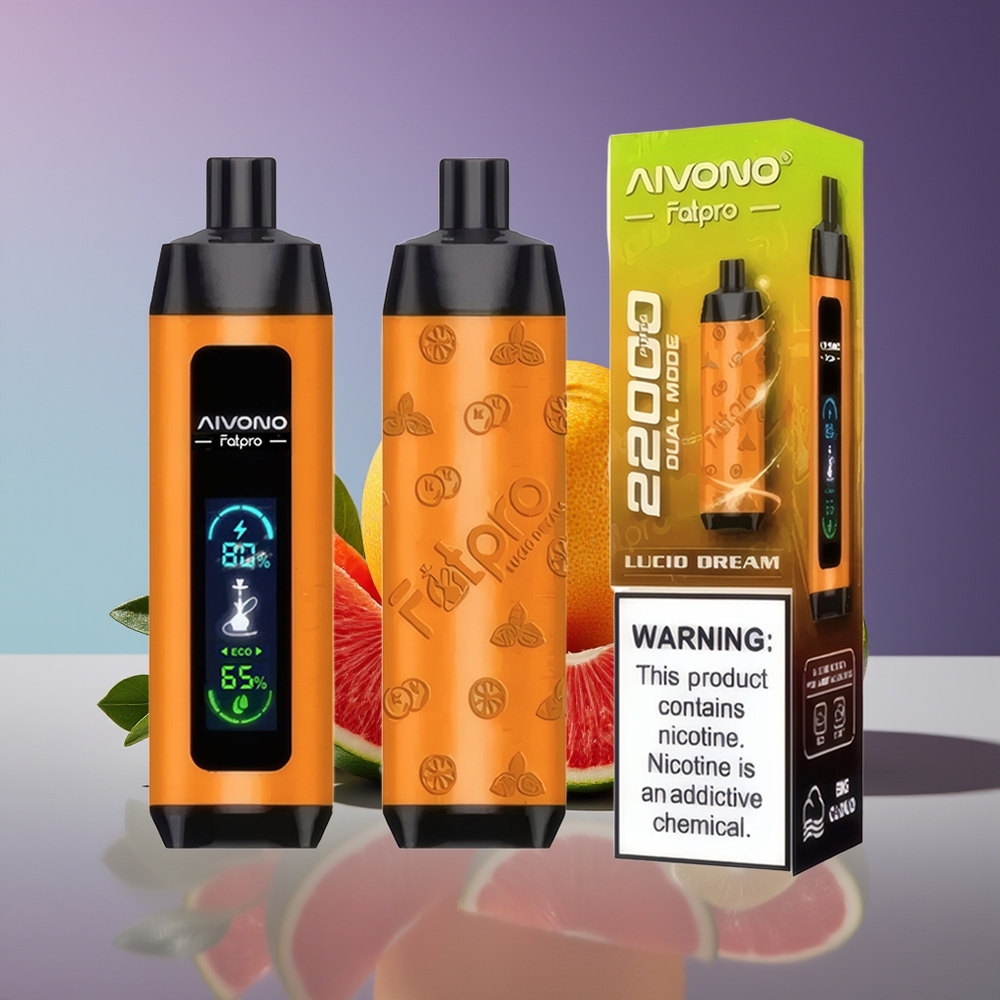 Aivono Aim Fatpro 22000 Puffs 28ml Rechargeable 06ohm Mesh Dual Modes Lucid Dream