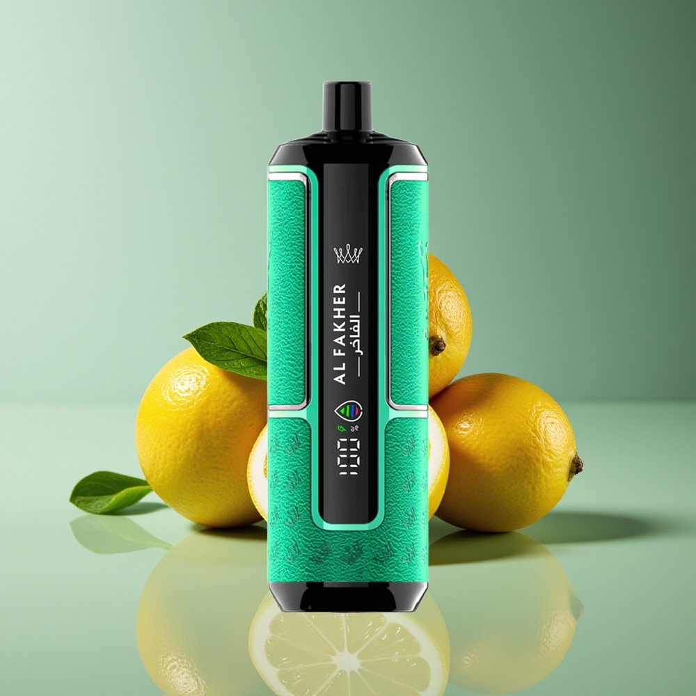 Al Fakher Crown Bar 15K Hypermax 22mL 600mAh DTL 6mg Disposable Vape Lemon Mint