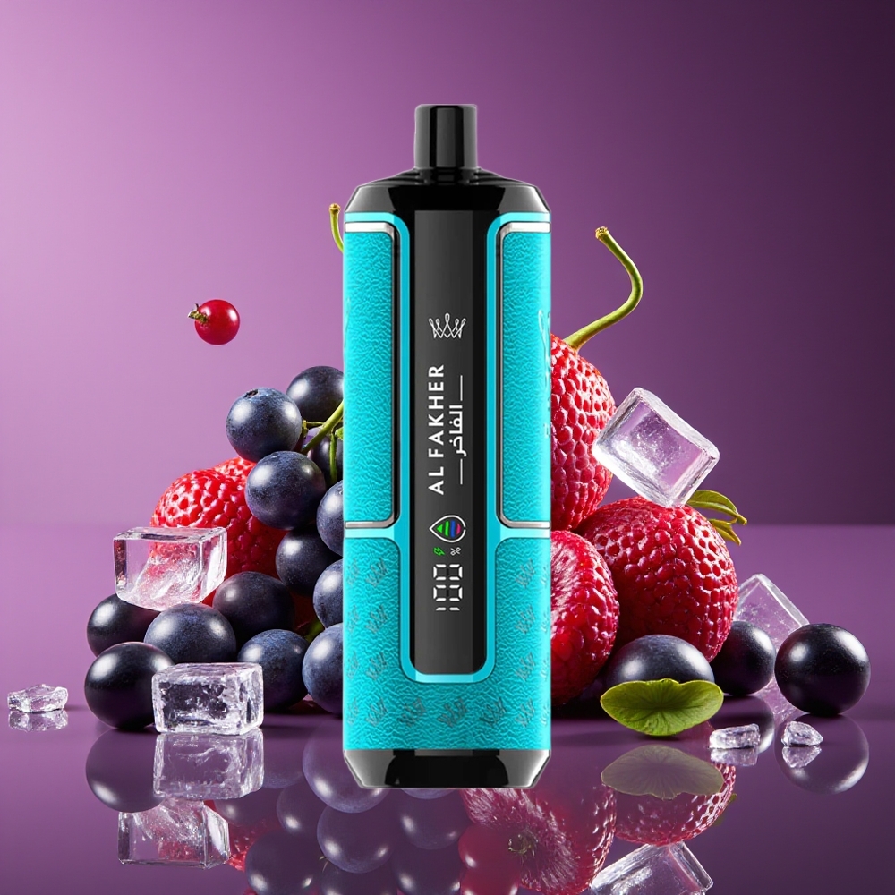 Al Fakher Crown Bar 15K Hypermax 22ml 600mAh DTL Disposable Vape Blackcurrant Ice