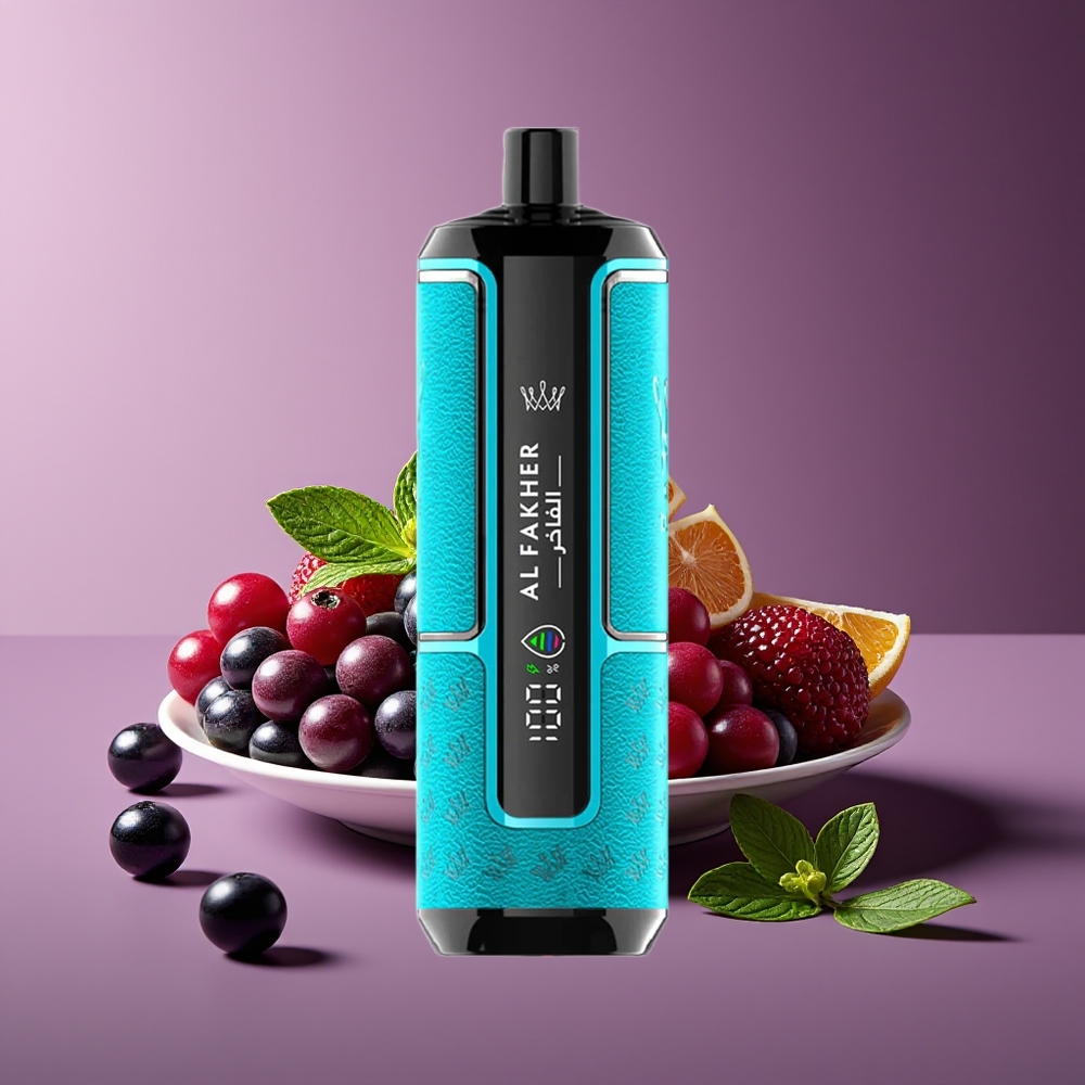 Al Fakher Crown Bar 15K Hypermax 22ml 600mAh DTL Disposable Vape Blackcurrant Mint