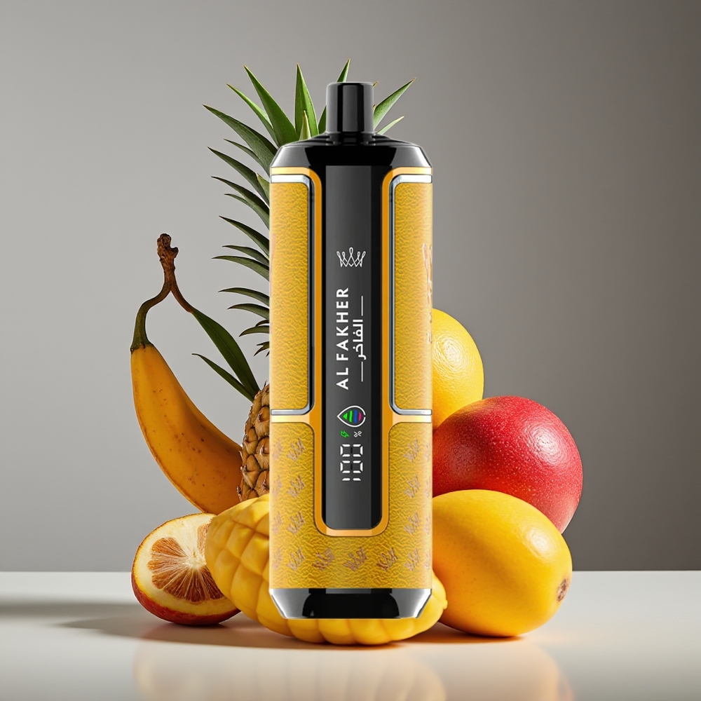 Al Fakher Crown Bar 15K Hypermax 22ml 600mAh DTL Mango Pineapple Disposable Vape