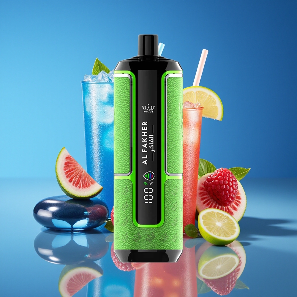 Al Fakher Crown Bar 15K Hypermax 22ml 600mAh Type-C DTL Blue Razz Lemonade Disposable