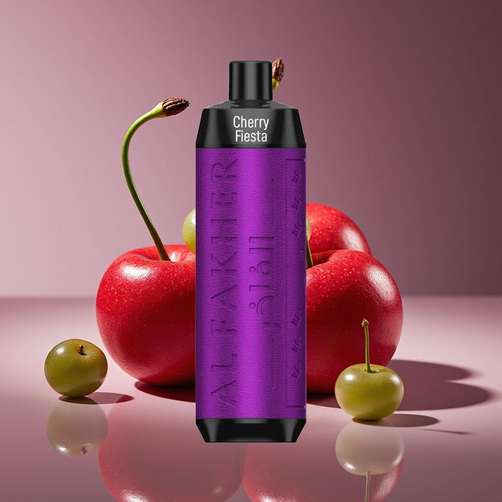 Al Fakher Crown Bar 8000 Crystal 18ml 5mg Cherry Fiesta Disposable Vape