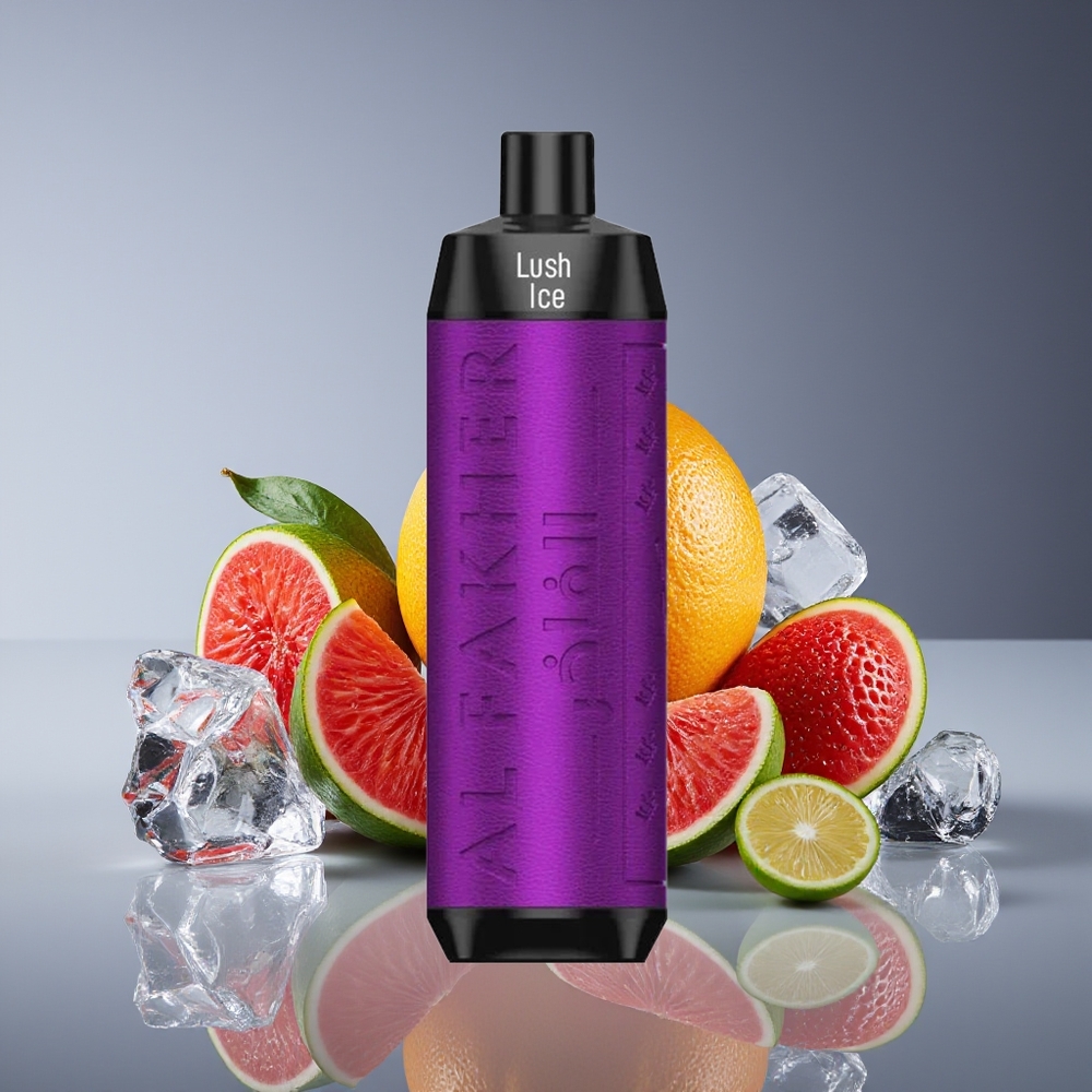Al Fakher Crown Bar 8000 Crystal Disposable Vape 18mL 5mg Ice Lush USB-C 600mAh