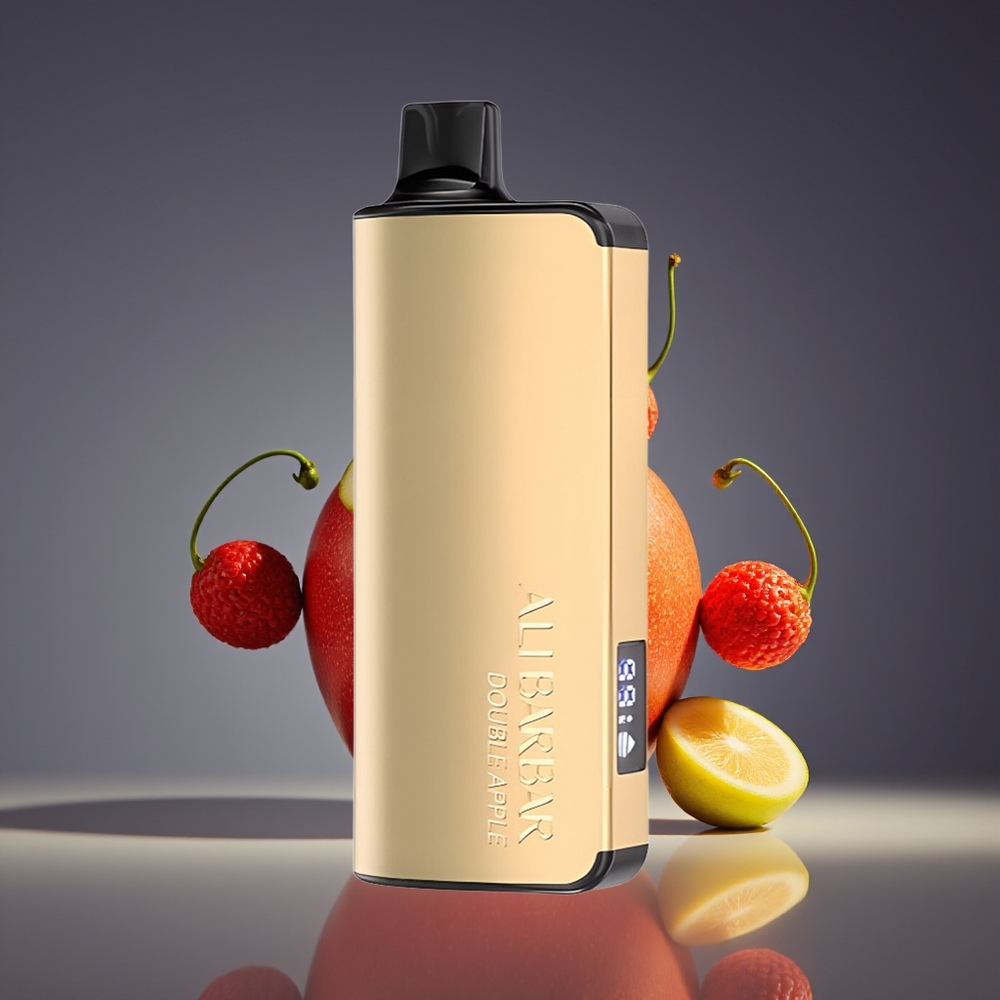 Alibarbar Ingot 9000 Puffs Disposable Vape Double Apple 22ml LED 2350mAh