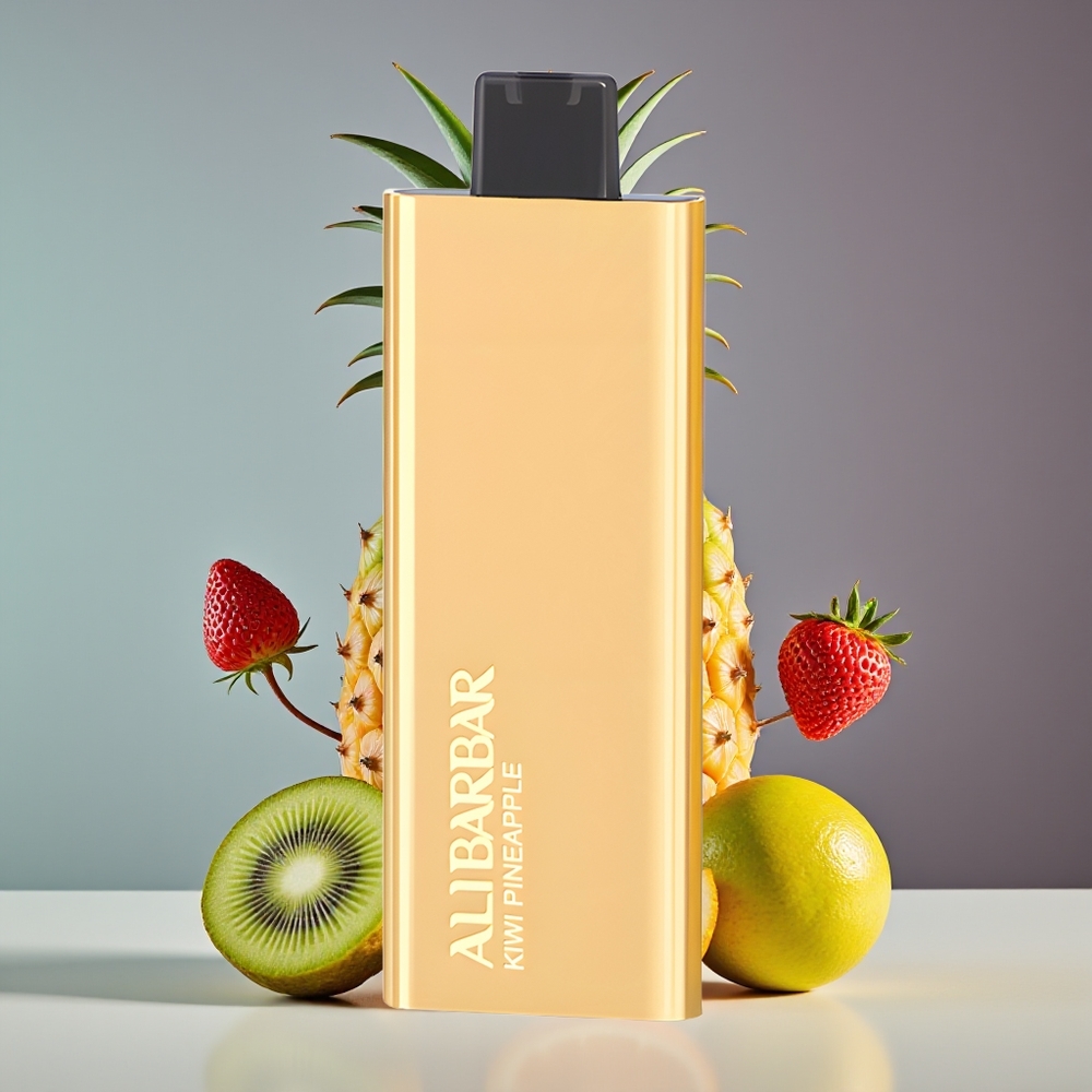 Alibarbar Pandora 7000 Puffs 17ml Non-Rechargeable Disposable Vape Kiwi Pineapple