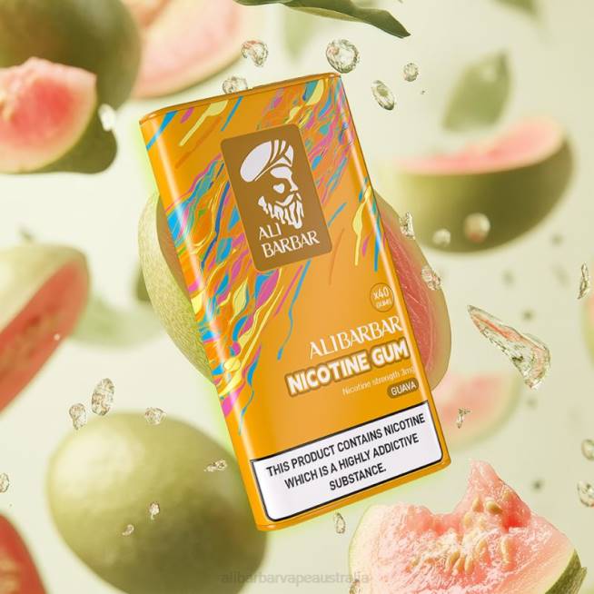Alibarbar Vape Australia TV8N100 Guava - Alibarbar Nicotine Gum