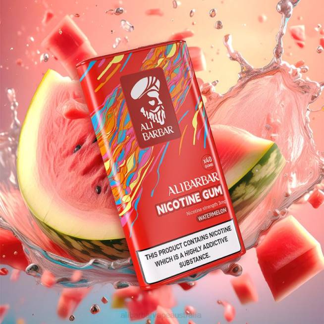 Alibarbar Vape Australia TV8N103 Watermelon - Alibarbar Nicotine Gum