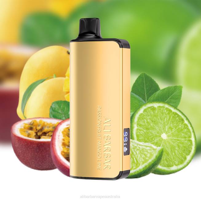 Alibarbar Vape Australia TV8N22 Passionfruit Mango Lime - Alibarbar Ingot 9000 Disposable Vape