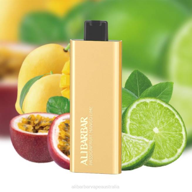 Alibarbar Vape Australia TV8N58 Passionfruit Mango Lime - Alibarbar Pandora 7000 Disposable Vape