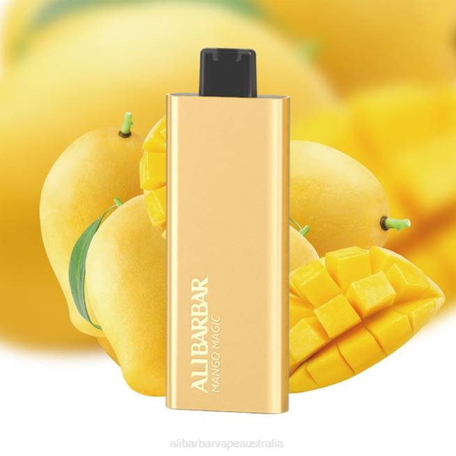 Alibarbar Vape Australia TV8N67 Mango Magic - Alibarbar Pandora 7000 Disposable Vape
