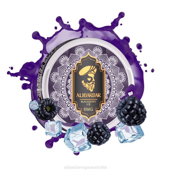 Alibarbar Vape Australia TV8N97 Blackberry Ice - Alibarbar Nicotine Pouches