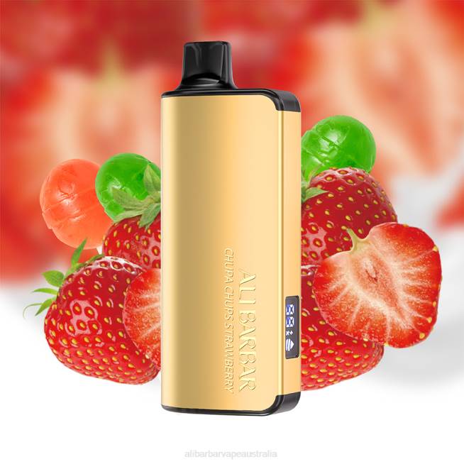 Alibarbar Vape Sydney TV8N17 Chupa Chups Strawberry - Alibarbar Ingot 9000 Disposable Vape