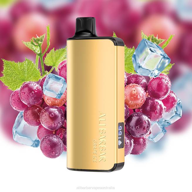 Alibarbar Vape Sydney TV8N20 Grape Ice - Alibarbar Ingot 9000 Disposable Vape