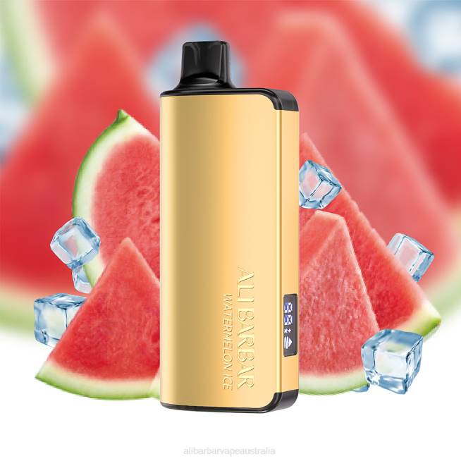 Alibarbar Vape Sydney TV8N26 Watermelon Ice - Alibarbar Ingot 9000 Disposable Vape