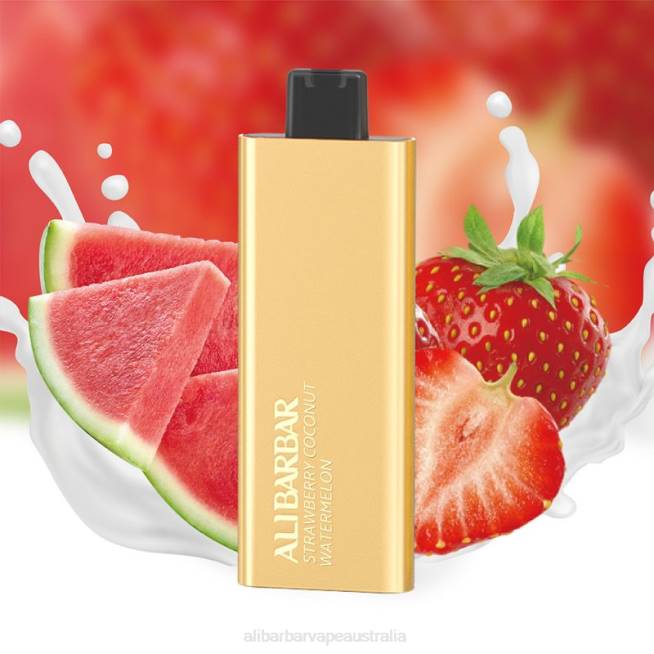 Alibarbar Vape Sydney TV8N62 Strawberry Coconut Watermelon - Alibarbar Pandora 7000 Disposable Vape