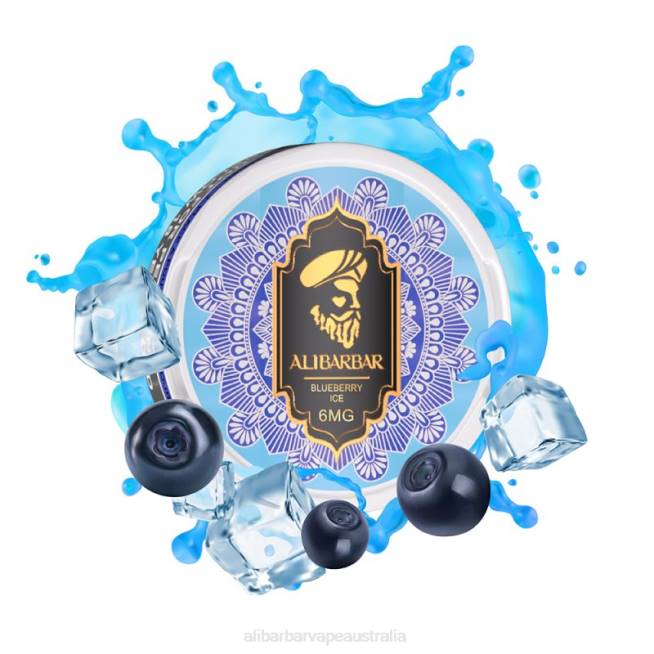 Alibarbar Vape Sydney TV8N95 Blueberry Ice - Alibarbar Nicotine Pouches
