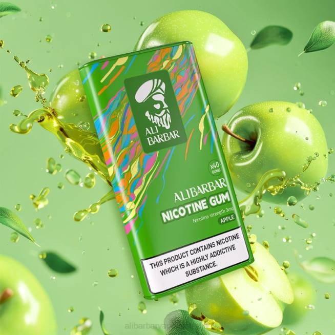 Alibarbar Vape Sydney TV8N98 Apple - Alibarbar Nicotine Gum