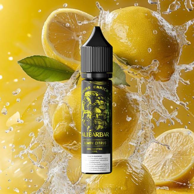 Alibarbar Vapes Melbourne TV8N108 Lemon citrus - Alibarbar Hookah Onyx Dock