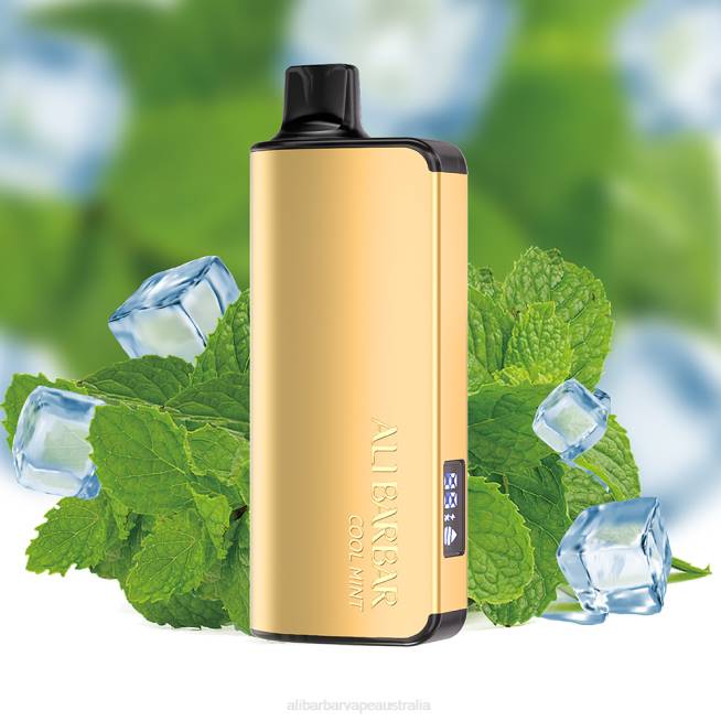 Alibarbar Vapes Melbourne TV8N18 Cool Mint - Alibarbar Ingot 9000 Disposable Vape