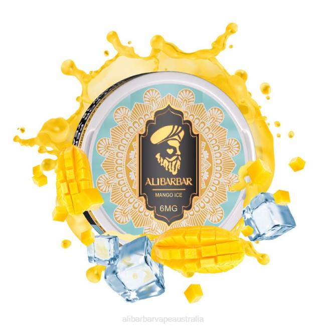 Alibarbar Vapes Melbourne TV8N87 Mango Ice - Alibarbar Nicotine Pouches