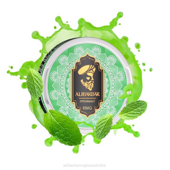 Alibarbar Vapes Melbourne TV8N90 Spearmint - Alibarbar Nicotine Pouches