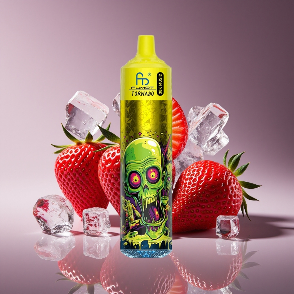Fumot RandM Tornado 30000 30mL 5 600mAh Strawberry Ice Disposable Vape