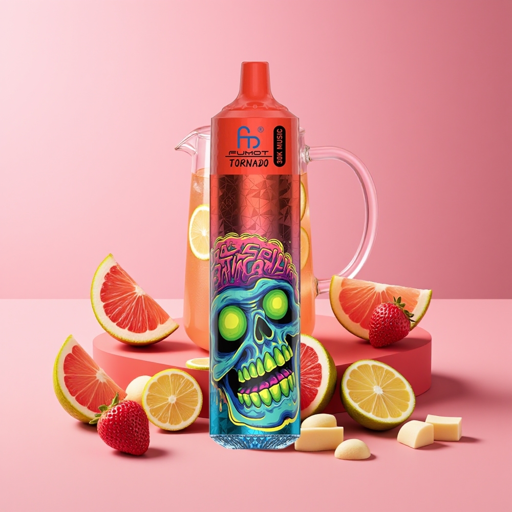 Fumot RandM Tornado 30000 Puffs 30mL 5 Mesh Rechargeable Pink Lemonade