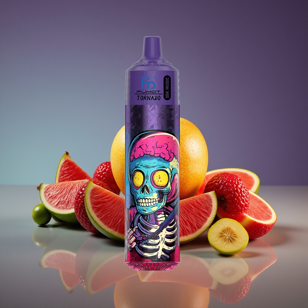 Fumot RandM Tornado 30000 Puffs 30mL 5 Mesh Triple Apple Disposable Vape