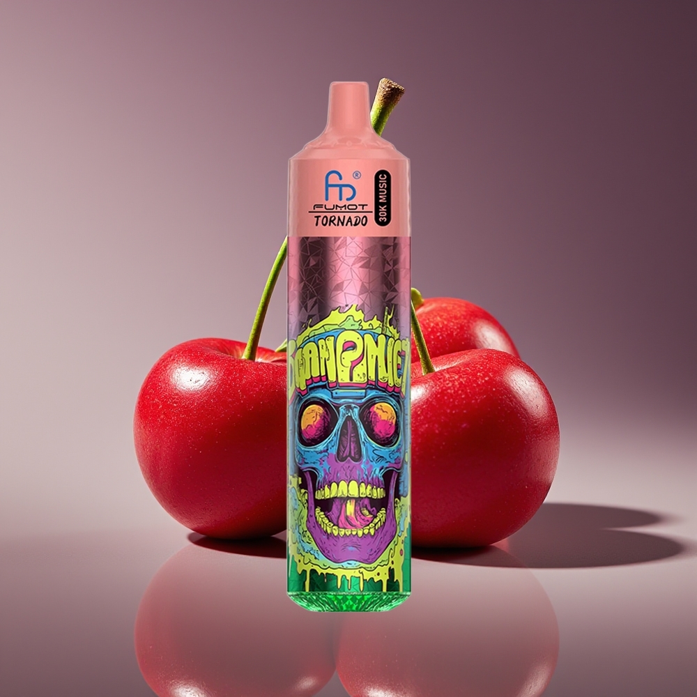 Fumot RandM Tornado 30000 Puffs 30mL 5 Mesh Triple Cherry Disposable Vape