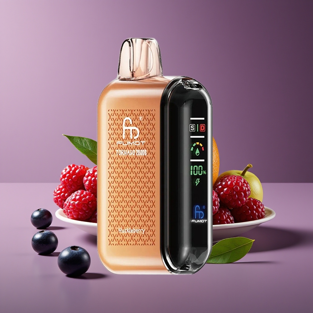 Fumot Tornado 20000 Puffs Dual Mesh 20ml Rechargeable Huckleberry Disposable Vape