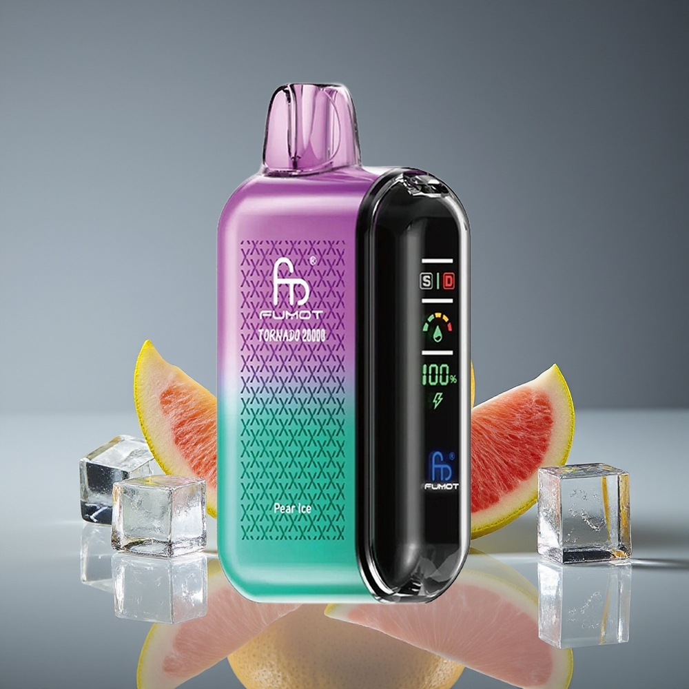 Fumot Tornado 20000 Puffs Dual Mesh Airflow Disposable Vape Pear Ice