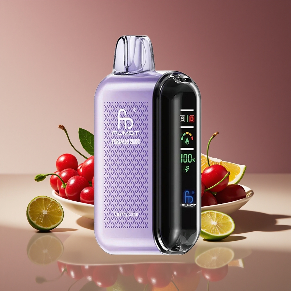 Fumot Tornado 20000 Puffs Dual Mesh Cherry Lime Disposable Vape