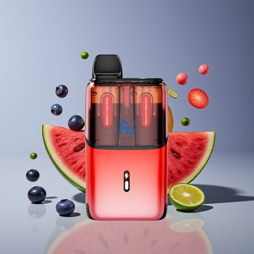 Fumot Ultra T32000 24ml 800mAh Mesh Disposable Vape Blueberry Hubba Bubba - Watermelon Hubba Bubba