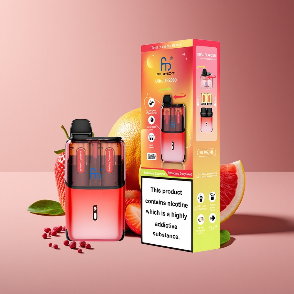 Fumot Ultra T32000 24ml 800mAh Strawberry Dragonfruit Disposable Vape