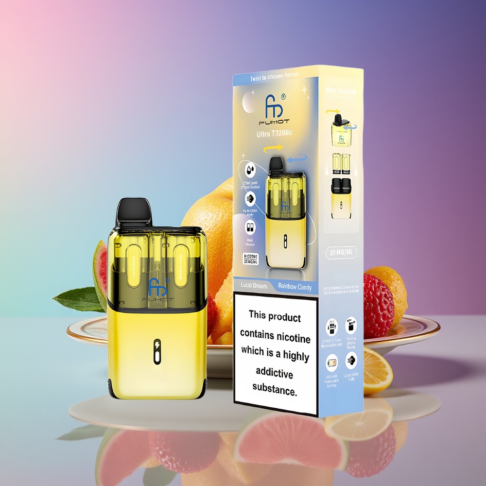 Fumot Ultra T32000 Disposable Vape 24mL 800mAh Type-C Rainbow Candy