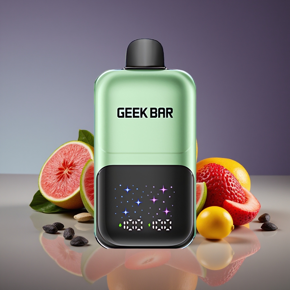 GEEK BAR 2GO 20mL 50000 Puffs Dual Tank Disposable Vape Pen Double Apple AB Rechargeable
