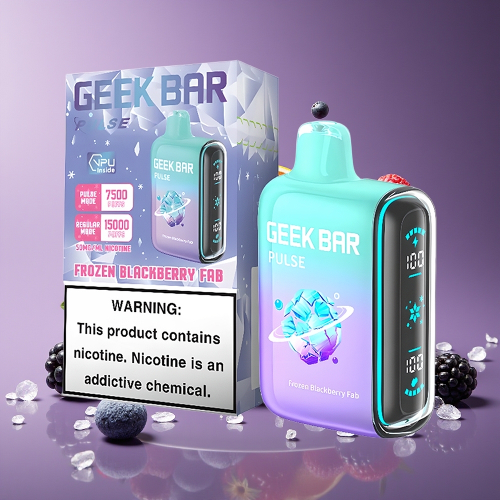 GEEK BAR Pulse 15000 Puffs 16ML 5 Nicotine USB-C Frozen Disposable Vape