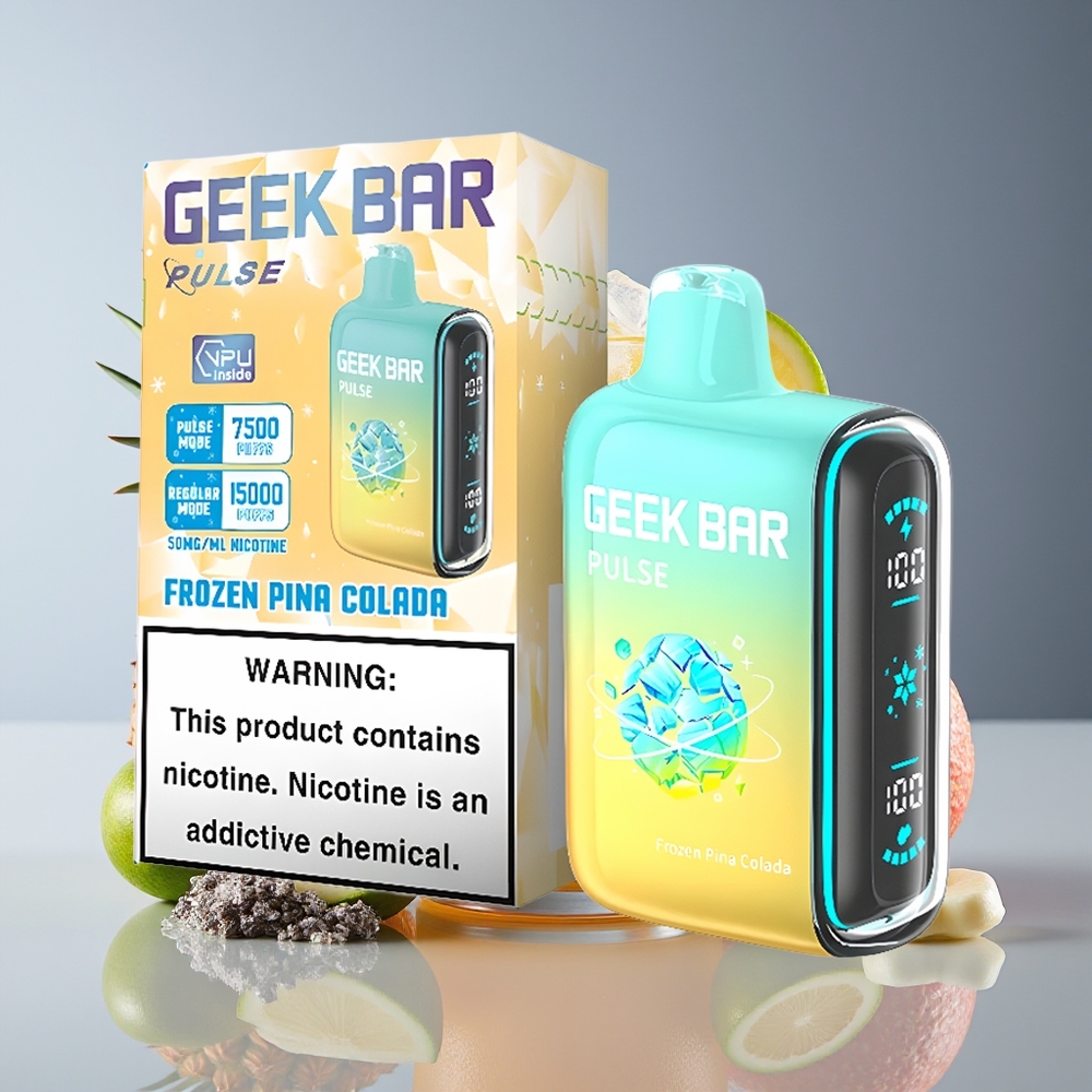 GEEK BAR Pulse 15000 Puffs 16ML 5 Nicotine USB-C Frozen Disposable Vape