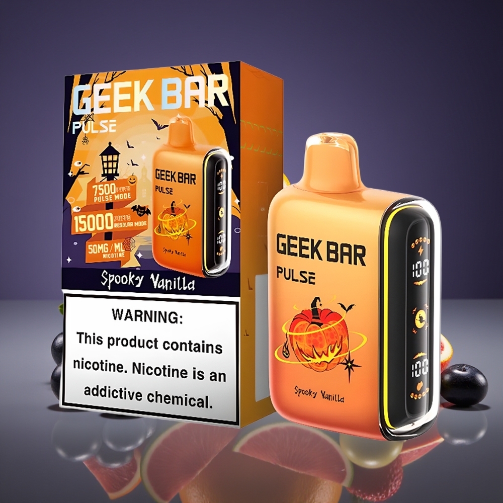 GEEK BAR Pulse 15000 Puffs 16ML 5 Nicotine USB-C Halloween Edition Disposable Vape