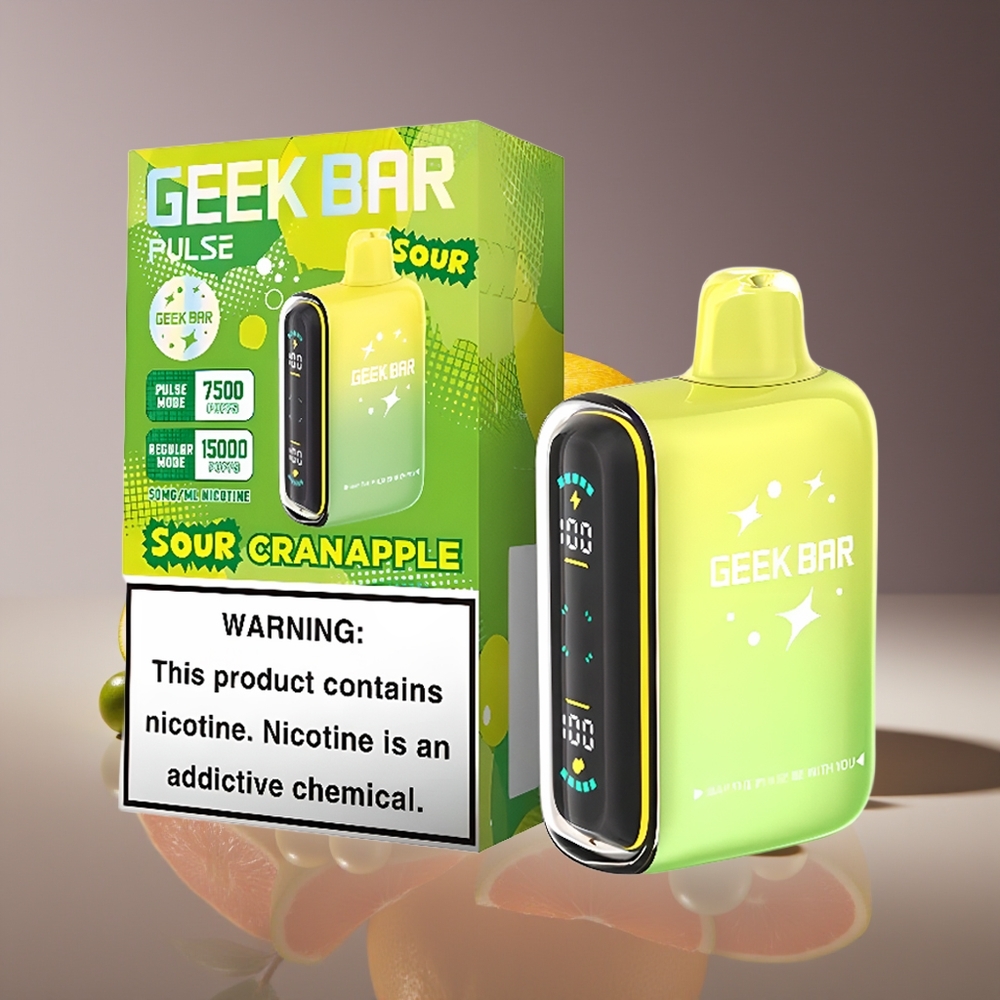 GEEK BAR Pulse 15000 Puffs 16ML 5 Nicotine USB-C Sour Disposable Vape