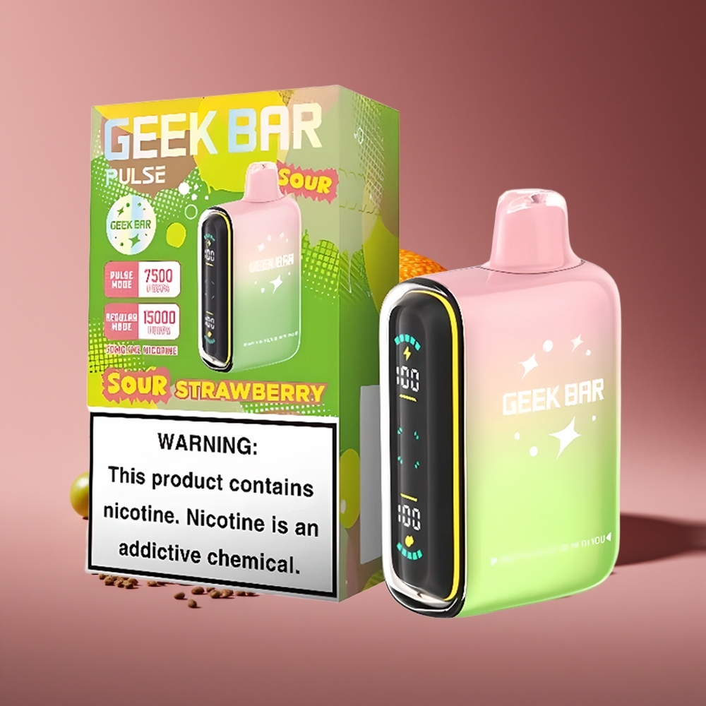 GEEK BAR Pulse 15000 Puffs 16ML 5 Nicotine USB-C Sour Disposable Vape