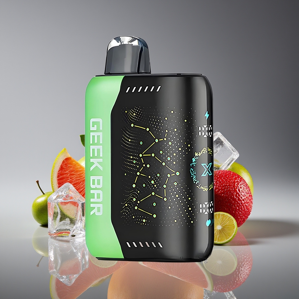 GEEK BAR Pulse X 25000 Puffs 0 Nicotine 18mL Dual Mesh Coil USB-C Disposable Vape
